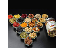 Super Healthy Mixed Nuts, Seeds and Berries - Organic Trail Mix | Assorted Dry Fruit Nut Mix with Seeds, Berries for Eating | 20+ Varieties like Almonds, Cashews, Cranberries, Pumpkin Seeds(325 Grams)